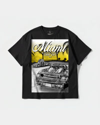 Camiseta Miami 1994 Front Oversize Basic Negro