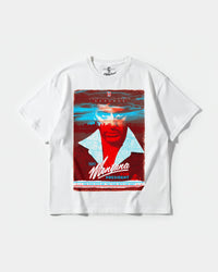 Camiseta Tony Montana Big Front Oversize Basic Blanco