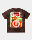 Camiseta The Perfect Angle Big Back Oversize Acid Marron