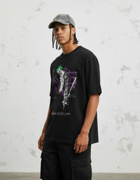 Modelo mide 1,82m y usa talla L
