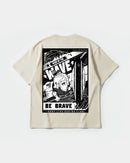 Camiseta Hero Of The Wave Big Back Oversize Basic Beige