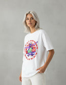 Modelo mide 1,64m y usa talla S