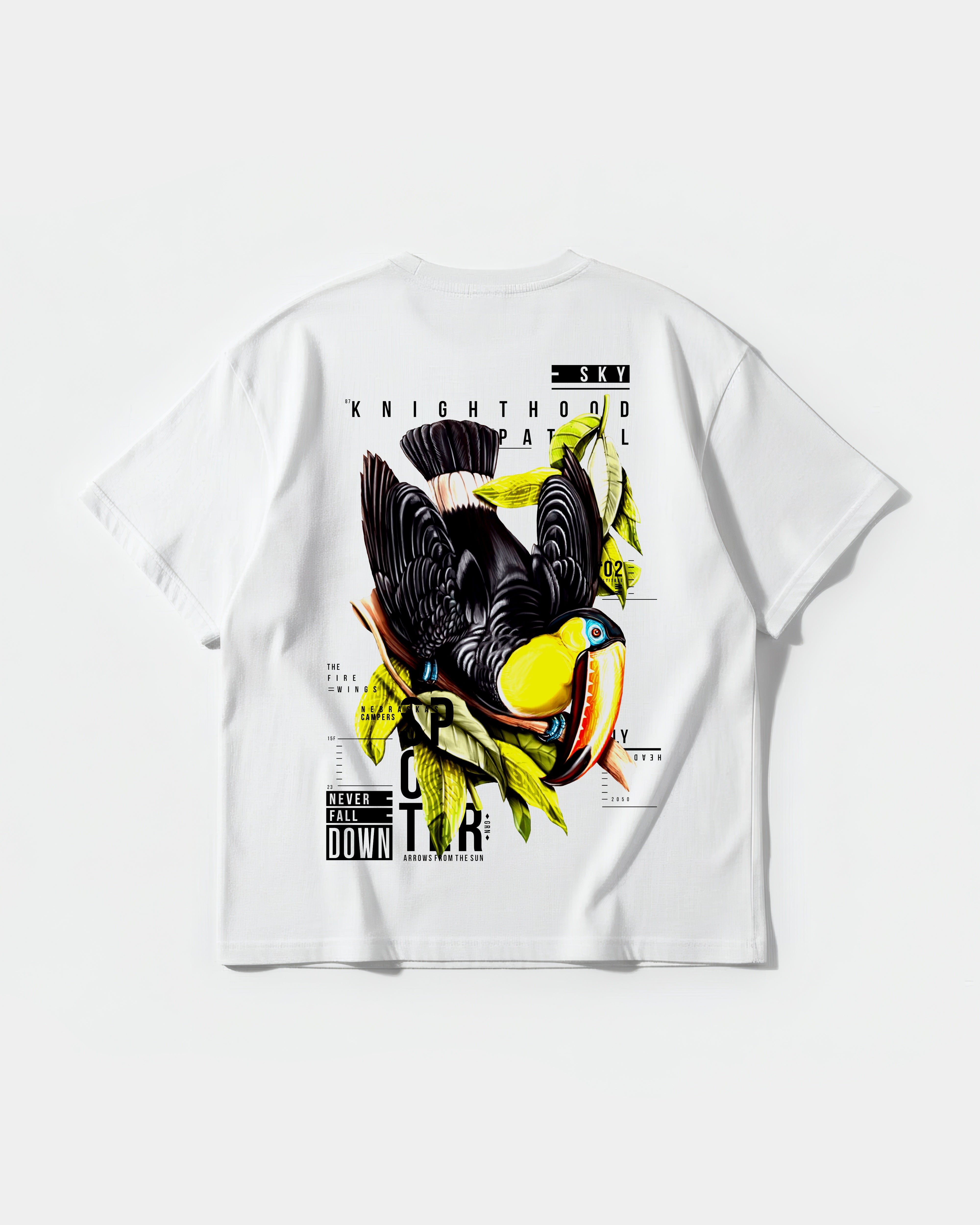 Camiseta Tucan Big Back Oversize Basic