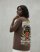 Modelo mide 1,65m y usa talla S
