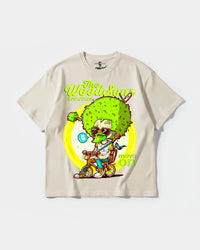 Camiseta The Woodsons White Big Front Oversize Basic Beige