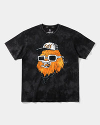 Camiseta Chewie Hippie Big Front Oversize Acid Negro