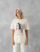 Modelo mide 1,64m y usa talla S