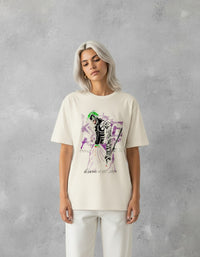 Modelo mide 1,64m y usa talla S