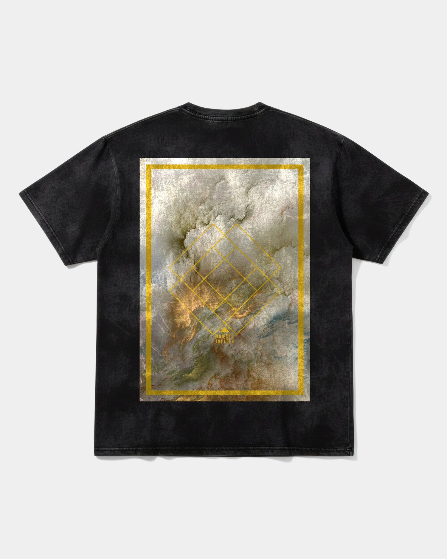 Camiseta Majestic Jupiter Big Back Oversize Acid Negro