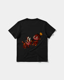 Camiseta Ungaunga Lengua Pocket Front Regular Basic Negro