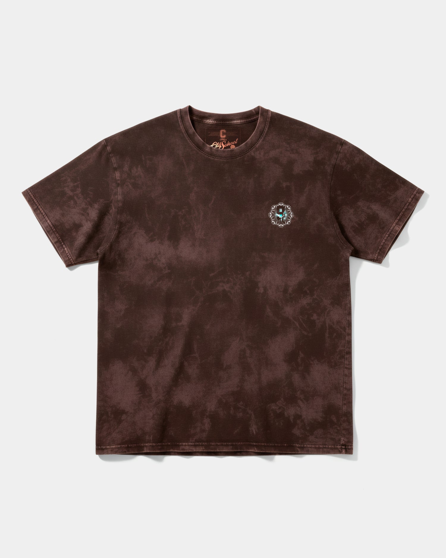 Camiseta Pleasures Pocket Front Oversize Acid Marron