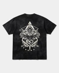 Camiseta Fire Wings Big Back Oversize Acid Negro
