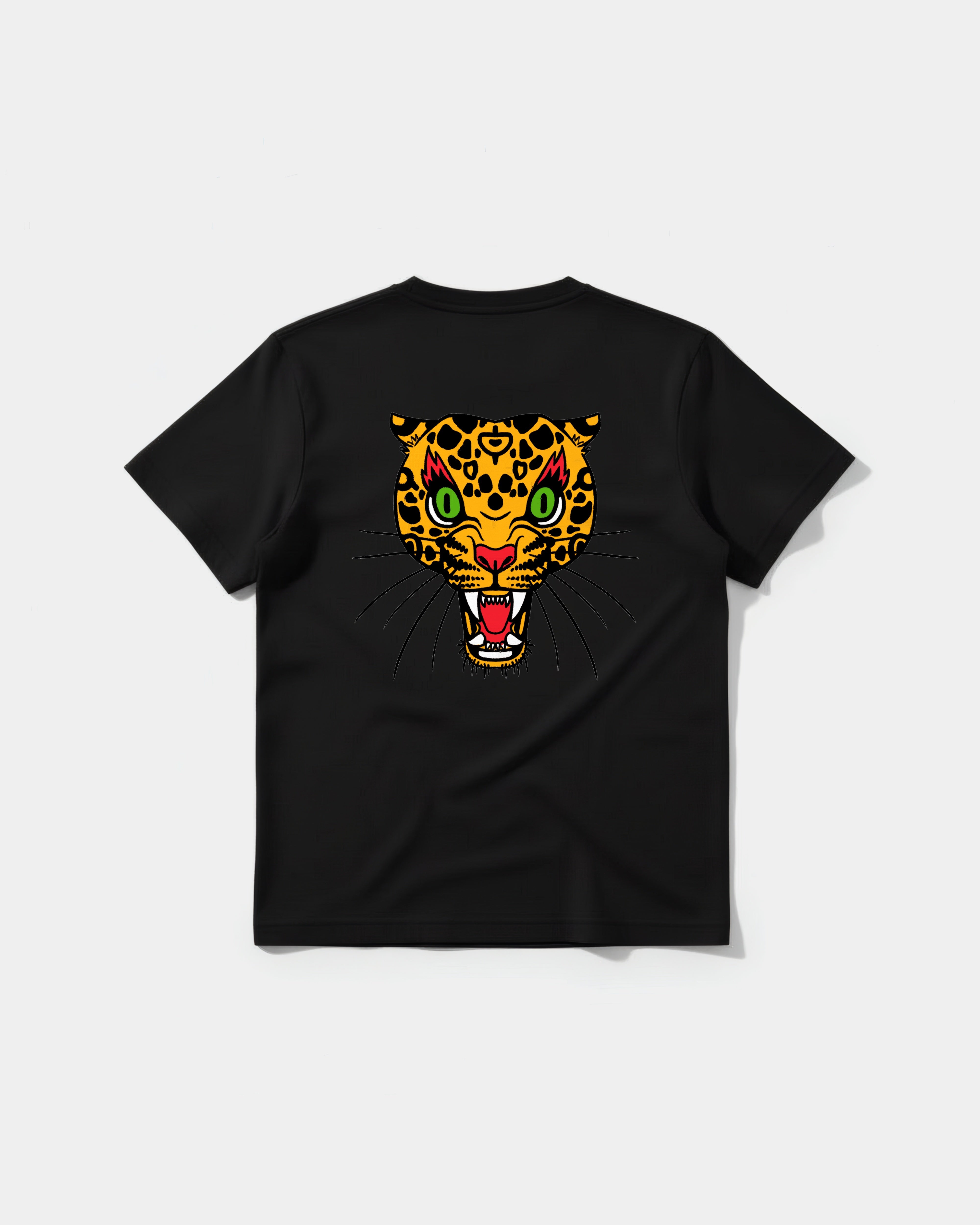 Camiseta Leopard Big Back Regular Basic