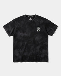Camiseta Green Kisses Pocket Front Oversize Acid Negro