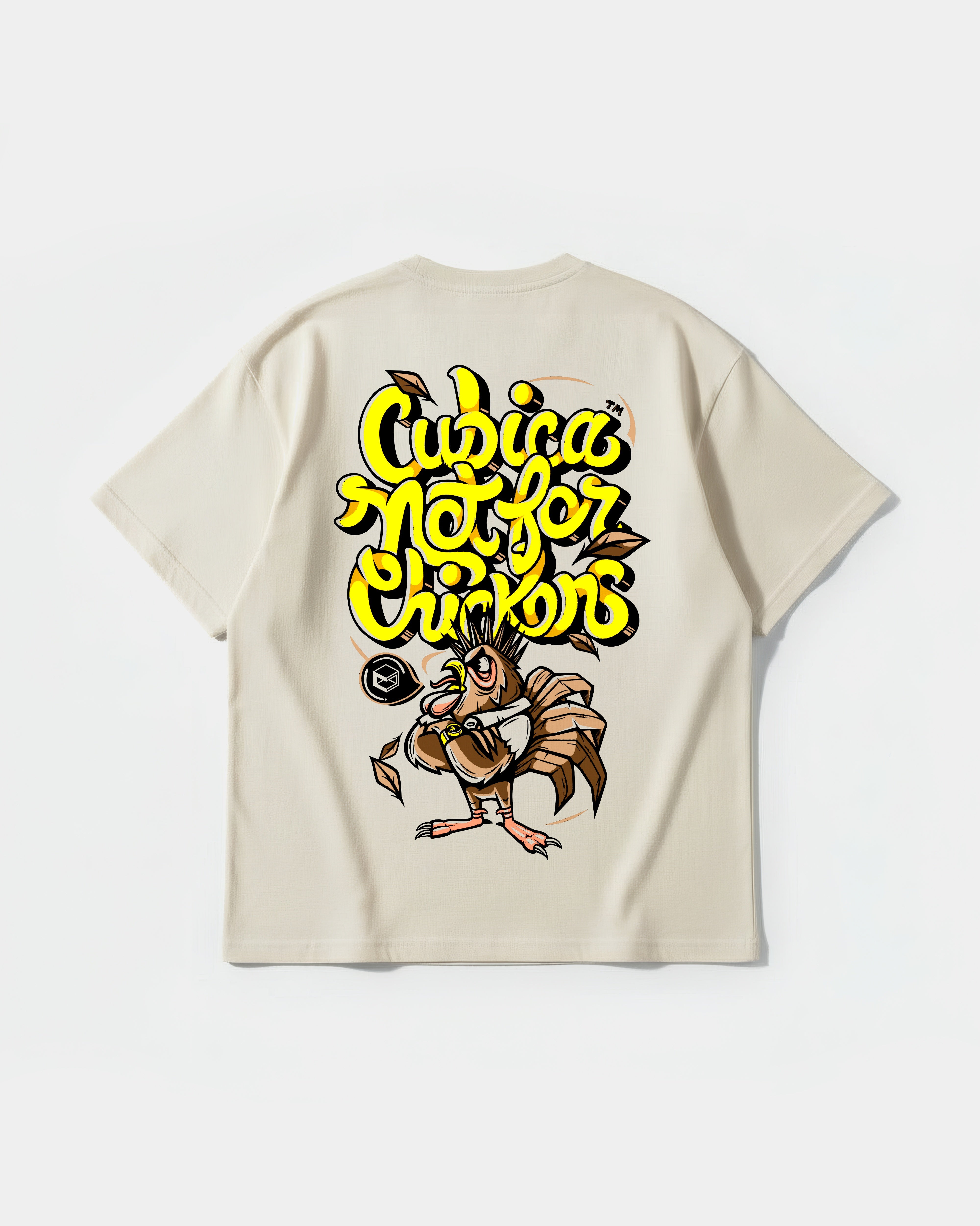 Camiseta Not For Chickens Big Back Oversize Basic