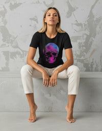 Modelo mide 1,63m y usa talla S