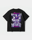 Camiseta Warrior Big Back Oversize Basic Negro