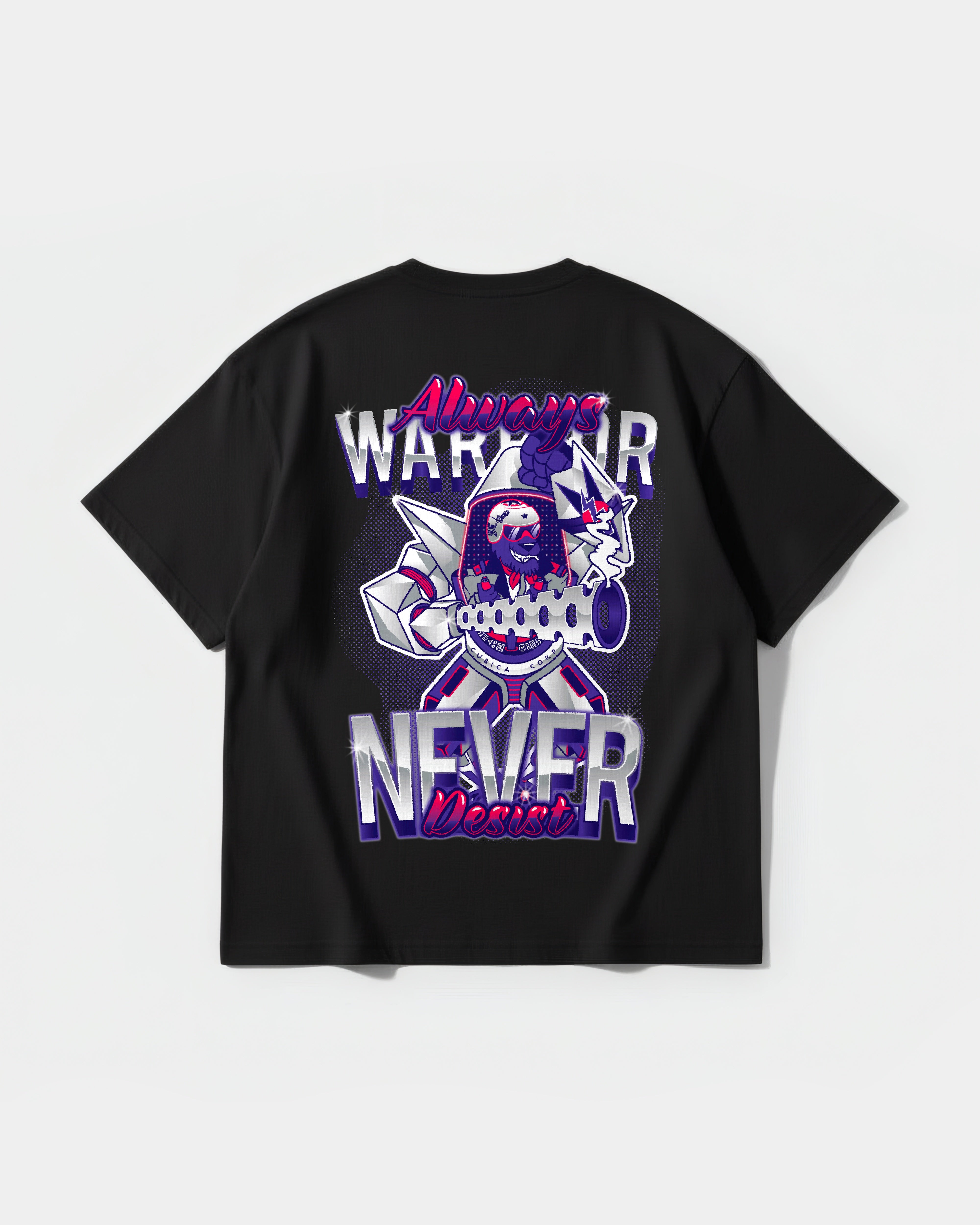 Camiseta Warrior Big Back Oversize Basic