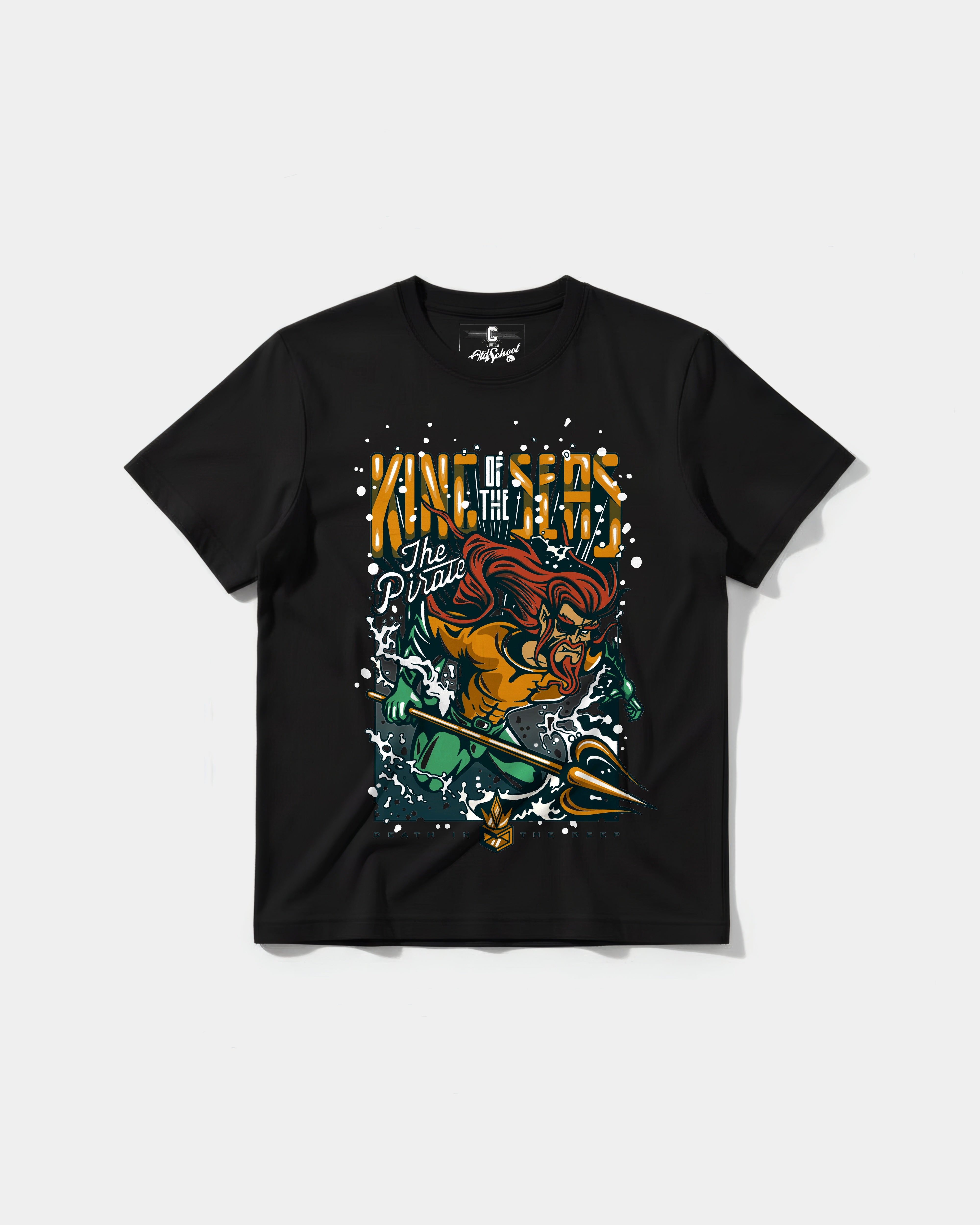 Camiseta King Of Seas Big Front Regular Basic