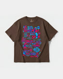 Camiseta Spicy Girl Big Front Oversize Basic Marron
