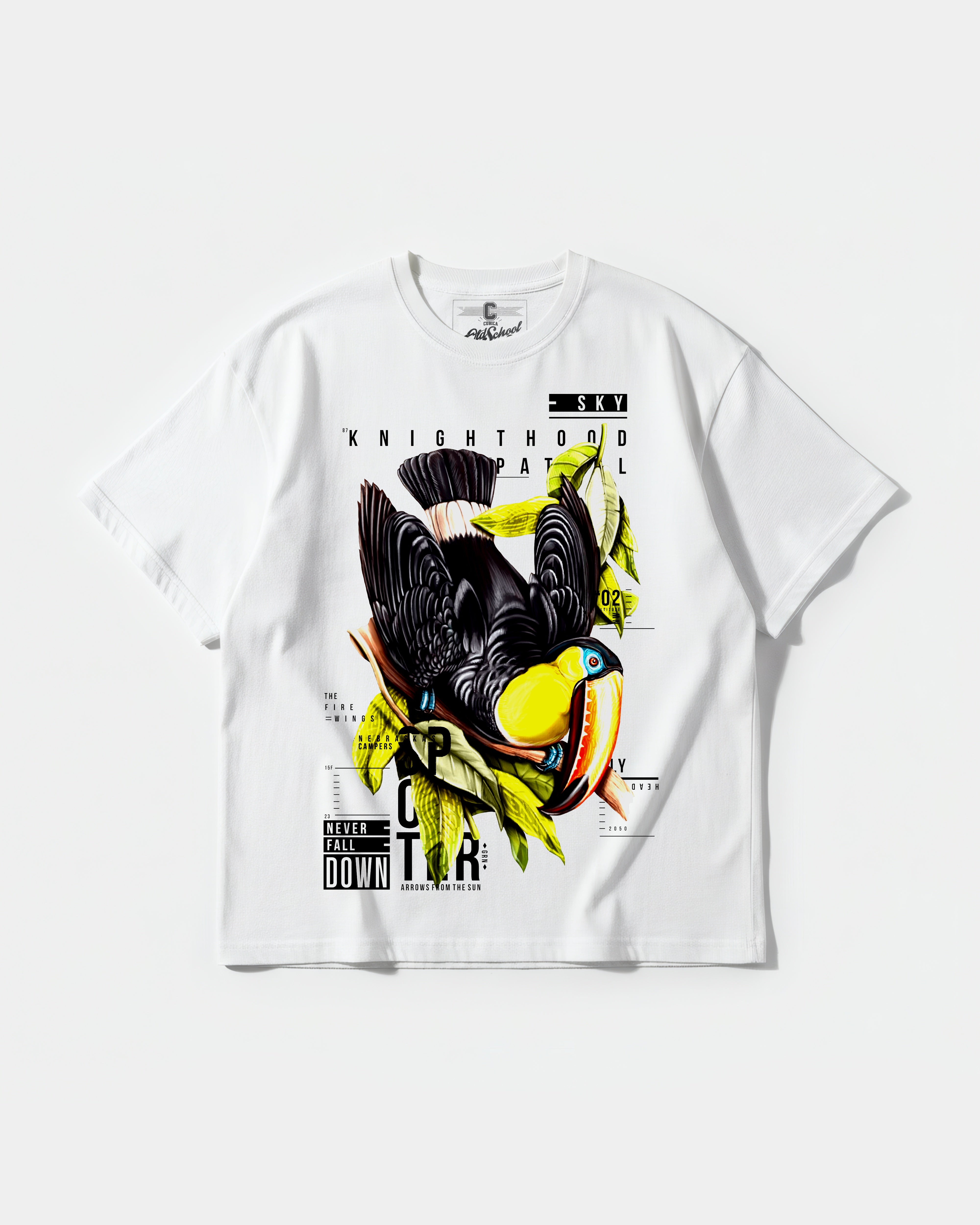 Camiseta Tucan Big Front Oversize Basic