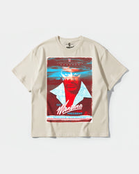 Camiseta Tony Montana Big Front Oversize Basic Beige