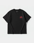 Camiseta Cubica Love Hurts Pocket Oversize Negro
