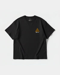 Camiseta Cubica Iluminati Pocket Front Oversize Basic Negro