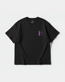 Camiseta Homies White Pocket Front Oversize Basic Negro