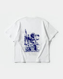 Camiseta Poseidon Big Back Oversize Basic Blanco