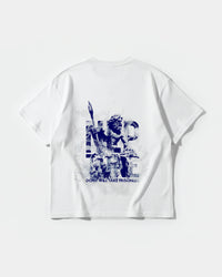 Camiseta Poseidon Big Back Oversize Basic Blanco