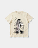 Camiseta Sexy Cat Big Front Regular Basic Beige