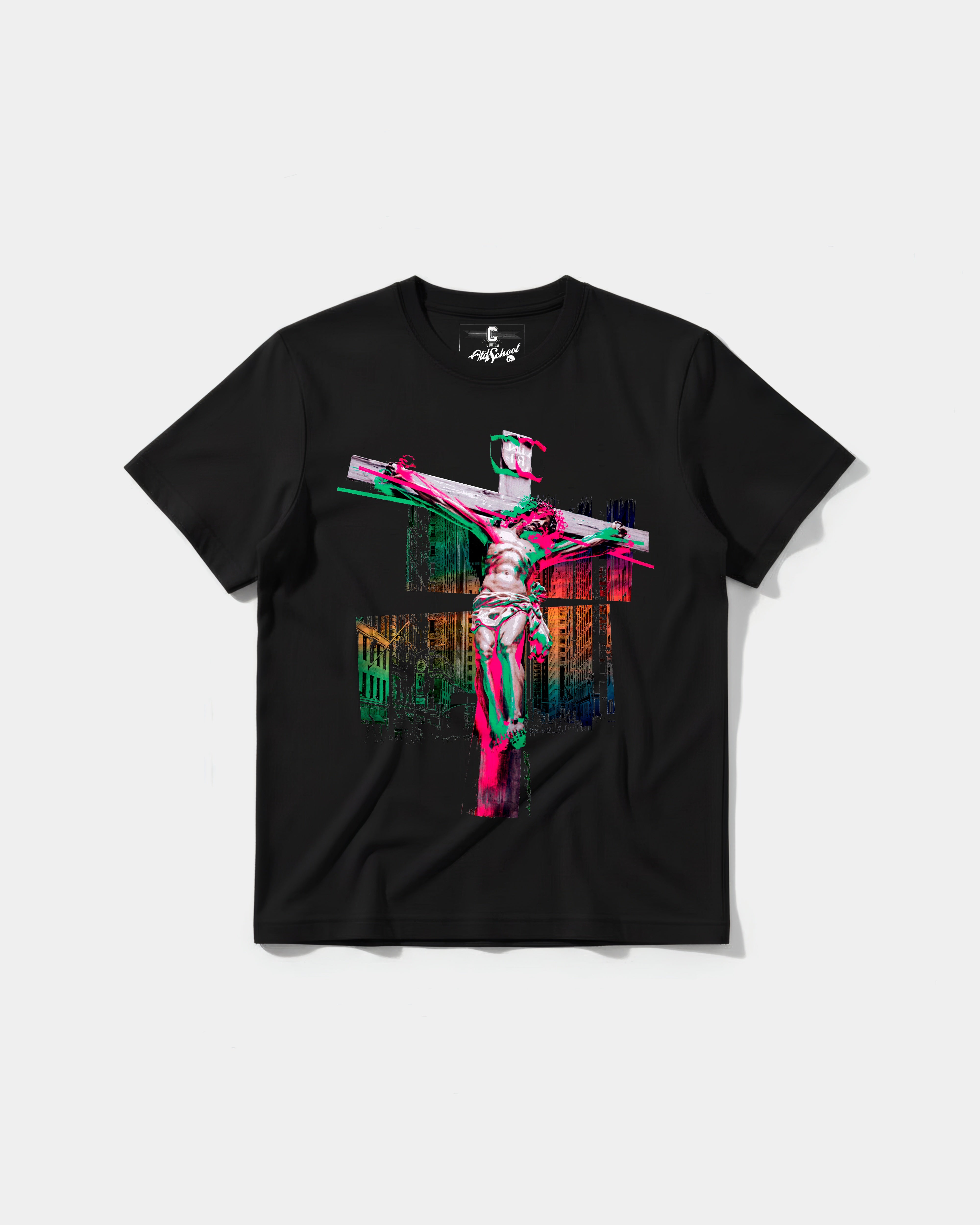 Camiseta Cristo Big Front Regular Basic