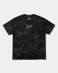 Camiseta Hipster Bear Pocket Front Oversize Acid Negro