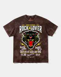 Camiseta Rock And Lover Big Front Oversize Acid Marron