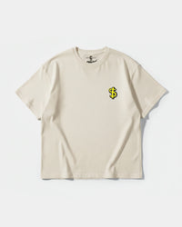 Camiseta Money Money Pocket Front Oversize Basic Beige
