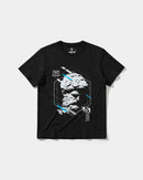Camiseta Miguel Angel Big Front Regular Basic Negro