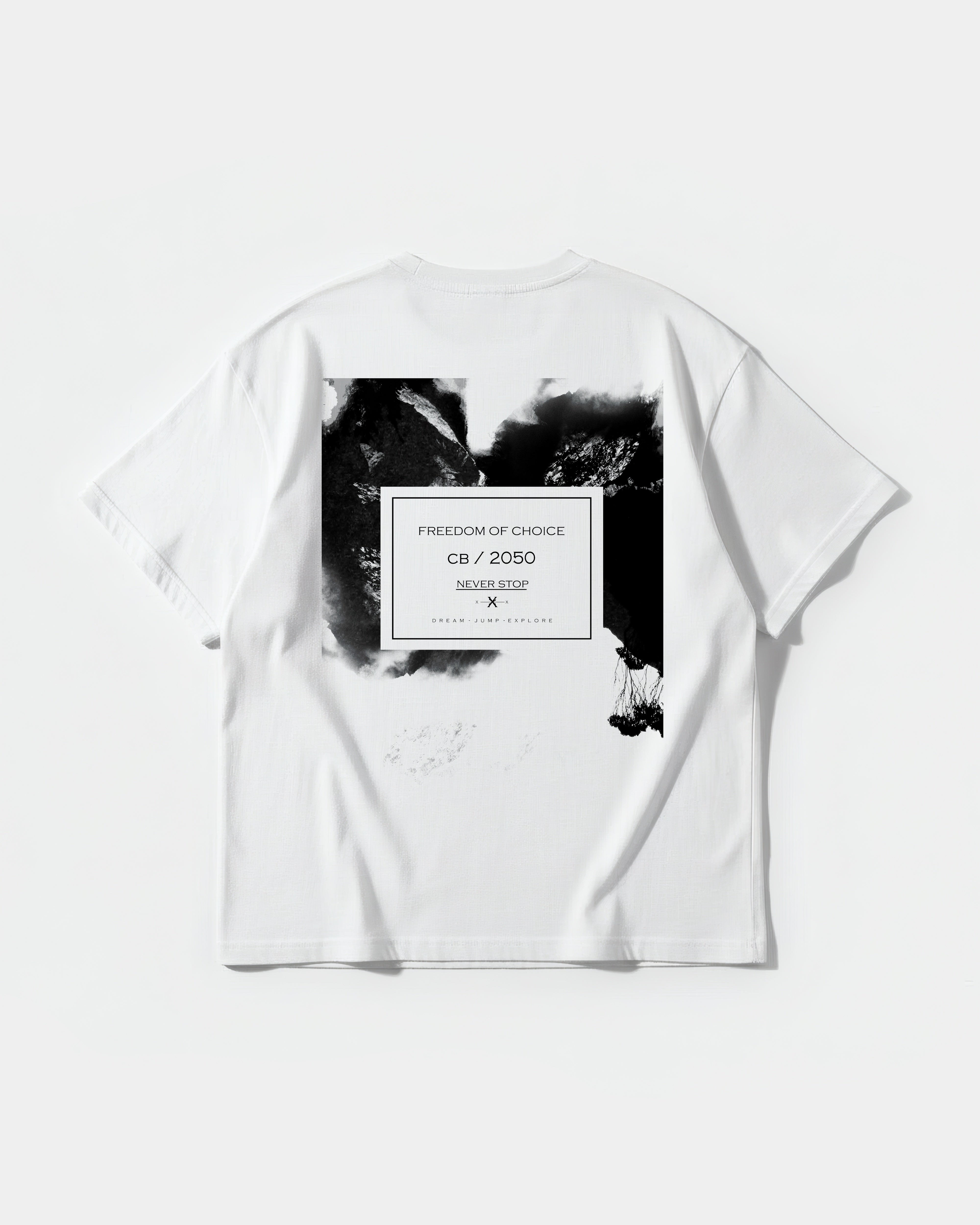 Camiseta Freedom Of Choice Big Back Oversize Basic