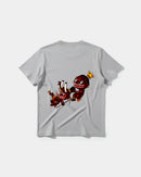 Camiseta Ungaunga Lengua Pocket Front Regular Basic Gris