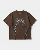 Camiseta Cubirayo Big Front Oversize Basic Marron
