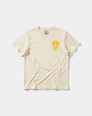 Camiseta Icono Africano Pocket Front Regular Basic Beige