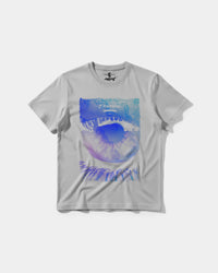 Camiseta Escapando Big Front Regular Basic Gris