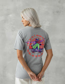 Modelo mide 1,64m y usa talla S