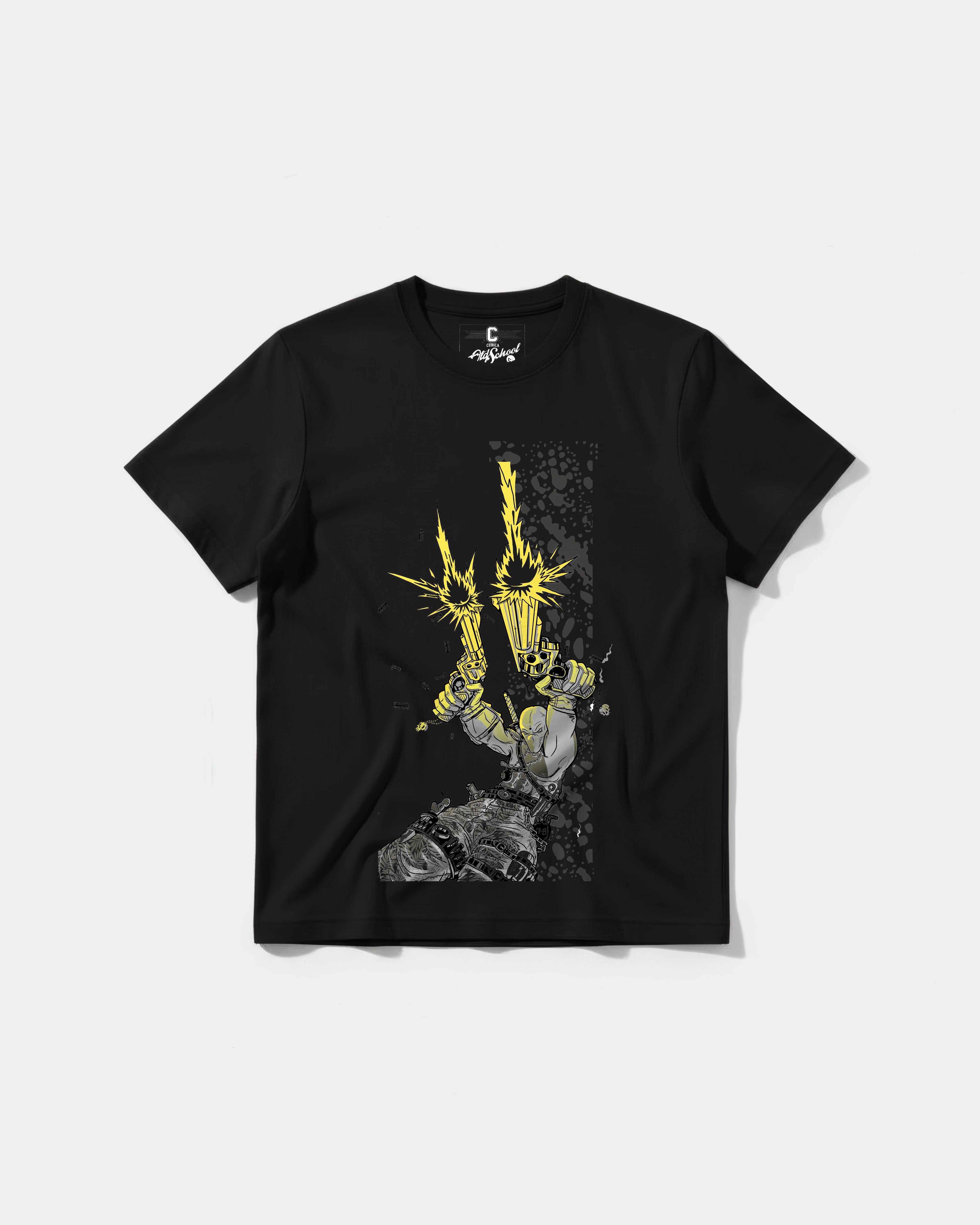 Camiseta Gun Pool Big Front Regular Basic