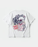 Camiseta Tropical Sound Big Back Oversize Basic Blanco