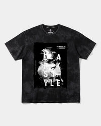 Camiseta Golden Night Big Front Oversize Acid Negro