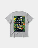 Camiseta Let S Get Away Big Back Regular Basic Gris