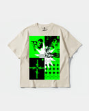Camiseta Future Noise Big Front Oversize Basic Beige