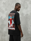 Modelo mide 1,85m y usa talla L