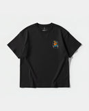 Camiseta Tio Sam White Big Front Oversize Basic Negro